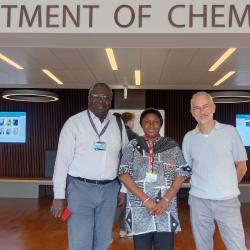 Professor Ganiyat Oloyede visiting the Yusuf Hamied Department of Chemistry